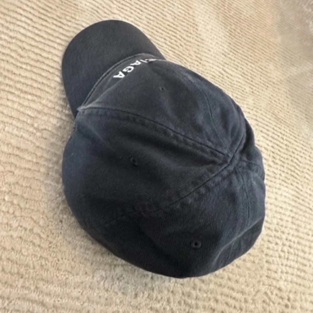 Balenciaga Black Logo Baseball Cap - Picture 4 of 6